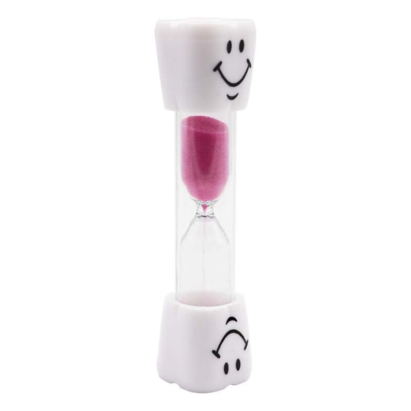 1/5pcs Dental Teeth Shape Sand Hourglass Toothbrush Timer Smiley Sand Clock 3 Minutes Kids Tooth Brush Timer Dental Clinic Gift (Color : 1pc Pink)
