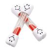 1/5pcs Dental Teeth Shape Sand Hourglass Toothbrush Timer Smiley Sand Clock 3 Minutes Kids Tooth Brush Timer Dental Clinic Gift (Color : 1pc Pink) view 3