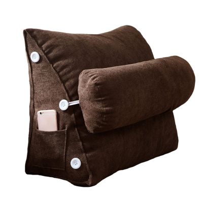 Karnado Sofa Daybed Filled Wedge Back Cushion with Neck Support Back Support Pillow Reading Pillows for Sitting in Bed for Adult Pregnancy Pillows for Sleeping for Back Pain