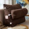 Karnado Sofa Daybed Filled Wedge Back Cushion with Neck Support Back Support Pillow Reading Pillows for Sitting in Bed for Adult Pregnancy Pillows for Sleeping for Back Pain view 4