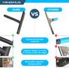 Minismus Shower Squeegee with Magnetic Hook - Silicone Window Wiper with Adhesive Wall Mounted Hanger - Shower Squeegee for Glass Doors - Rubber Squeegee - Shower Glass Cleaner (8.25 inches, Black) view 4