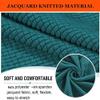XVBVS Stretch Sofa Back T-Cushion Slipcover Soft Polar Fleece Sofa Backrest Covers Non-Slip Couch Back Cushion Covers for Living Room (Color : Teal, Size : T-Right) view 4