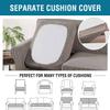 XVBVS Stretch Sofa Slipcovers Polar Fleece Sofa Cover with Separate Seat Cushions Covers, Soft Anti-Slip Couch Covers with Elastic Band for Living Room (Color : Sand, Size : Sofa+2 Cushions) view 4