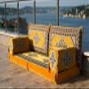 arabicsofa Yellow Corner Sofa Set, Oriental Floor Seating, Living Room Sofa, Sofa Slipcovers, Patio Sofa, Loveseat Sofa (Sofa Only, 4'' Thickness (10 cm)) view 3