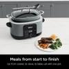 Ninja MC1001 Foodi PossibleCooker PRO 8.5 Quart Multi-Cooker, with 8-in-1 Slow Cooker, Dutch Oven, Steamer, Glass Lid Integrated Spoon, Nonstick, Oven Safe Pot to 500F, Sea Salt Gray view 4