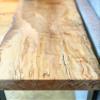 Foundry Console Table (3 sizes) - Solid Maple, Live Edge Console Table Live edge / 32 inches view 4