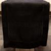 CleverDelights Black Linen Hemstitch Table Runner - 16" x 120" - 100% Linen view 4