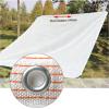YHBZ Outdoor Sunblock Shade Cloth,White Shading Net,Swimming Pool Breathable Shade Sail,Heat Insulation Mesh Tarp,for Greenhouse Plant Courtyards Cars Gardens,2x1.5m(7 * 5ft) view 2