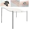 YHBZ Outdoor Sunblock Shade Cloth,White Shading Net,Swimming Pool Breathable Shade Sail,Heat Insulation Mesh Tarp,for Greenhouse Plant Courtyards Cars Gardens,2x1.5m(7 * 5ft) view 3