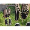 Zerodeko Stainless Steel Shoe Drying Rack Expandable Shoe Rack for Garage Foldable Boot Organizer for Dryer view 3
