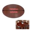 LIGUOYI Handmade Wooden Turntable, Lazy Susan, Round Wood Serving Tray Diameter 70cm 80cm 90cm, Stable Rotation, Kitchen Turntable, Break-Resistant, Home Furniture Table Top Replacement view 2