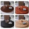 LIGUOYI Handmade Wooden Turntable, Lazy Susan, Round Wood Serving Tray Diameter 70cm 80cm 90cm, Stable Rotation, Kitchen Turntable, Break-Resistant, Home Furniture Table Top Replacement view 3
