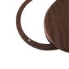 10pcs Small Compact Mirror Blank Wooden Makeup Mirror Handheld Portable Folding Mirror for Engraving DIY Gift view 4