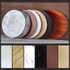 LIGUOYI Round Wooden Turntable, Turntables for Kitchen Cabinets, Environmental Friendly Wood Serving Tray, Handmade, Smooth Edge, Crack Resistants Wood Table Top, Rotational Stabilization view 4