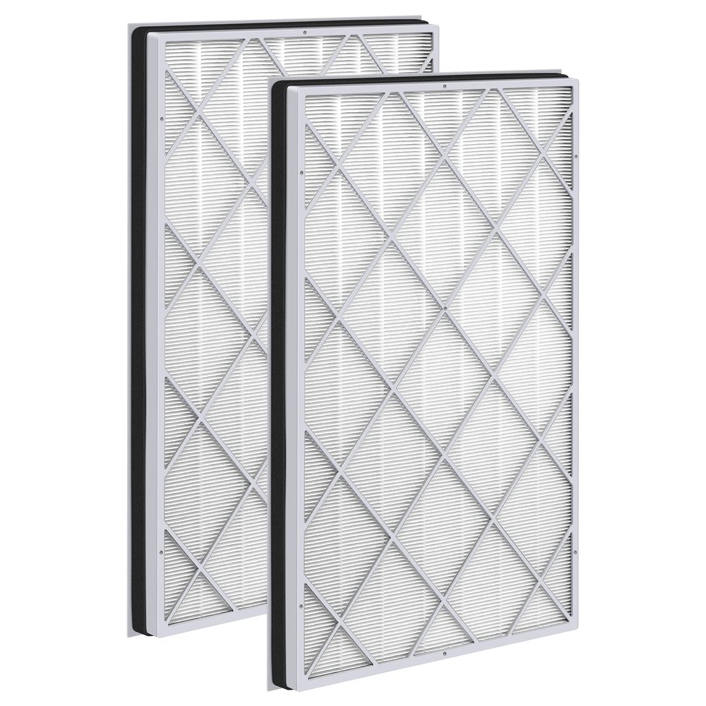HE601 H13 True HEPA Replacement Filt-er Compatible with Shark Air Purifi-er 6 (HE601 & HE602), #HE6FKPET, True HEPA for Shark HE601 Air Purifi-er Filt-er Replacement, 2 Pack