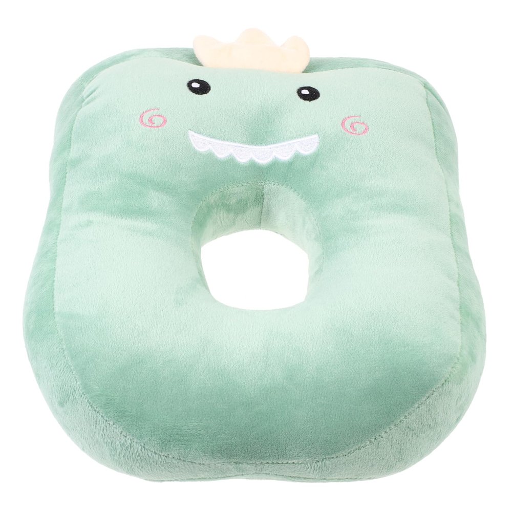 Ciieeo Desktop Nap Pillow Ear Holes Comfortable Wear-Resistant Cushion for Office and Travel Cartoon Dinosaur Design for Ear