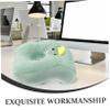 Ciieeo Desktop Nap Pillow Ear Holes Comfortable Wear-Resistant Cushion for Office and Travel Cartoon Dinosaur Design for Ear view 3