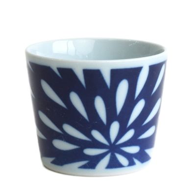 Soba Inoguchi Soba Inoguchi Small Bowl, Large Chrysanthemum, Cup, Ceramic, 6.8 fl oz (200 ml), Microwave and Dishwasher Safe, Edo Kojiki, Mino Ware Tatara