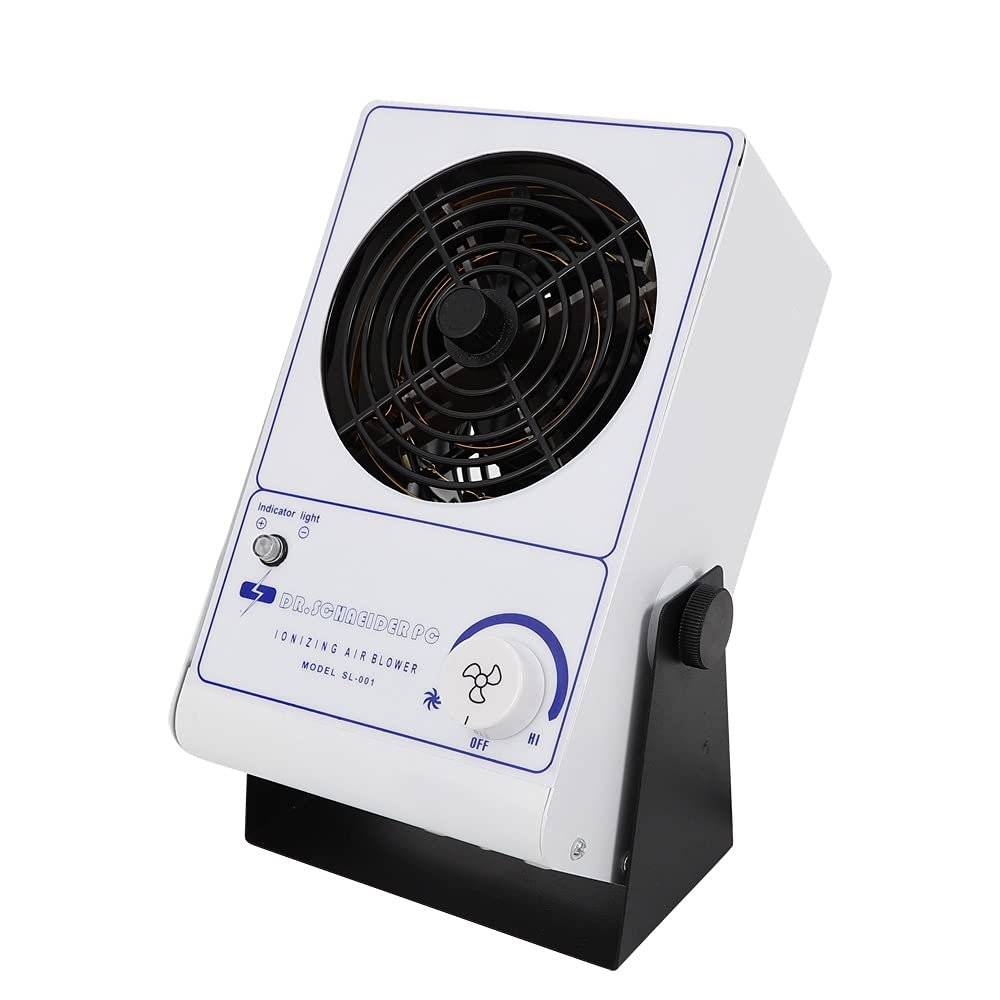 110V Ionizing Air Blower Fan Anti-Static Ion Blower Static Eliminator Ionizer ESD Fan