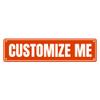 iPrint Customize Your Own Street Signs Personalized Custom Metal Signs, Road Signs, Waterproof Signs with Photo Picture Text Logo for Home, Garden, Office Buildings, 16"x4" view 1