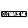 iPrint Customize Your Own Street Signs Personalized Custom Metal Signs, Road Signs, Waterproof Signs with Photo Picture Text Logo for Home, Garden, Office Buildings, 16"x4" view 1