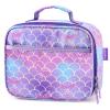 mibasies Kids Lunch Box for Girls, Insulated and Reusable Lunch Bag for School Preschool Kindergarten, Mermaid Tail view 1