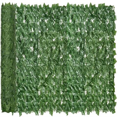 Artificial Ivy Privacy Fence Screen Artificial Hedges Panels Fake Grass Wall Greenery Wall,Beautiful Artificial Plant Wall, Fade-Resistant, Waterproof(1x2.5m/3.28x8.20ft)