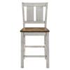 Furniture of America Huntington Wood Counter Chair in Light Oak (Set of 2) view 4