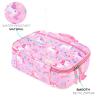 mibasies Kids Lunch Box for Girls, Insulated and Reusable Lunch Bag for School Preschool Kindergarten, Flower Unicorn view 4