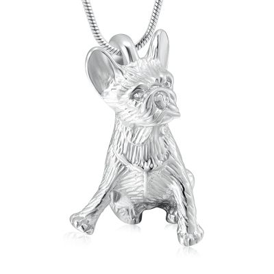 SHEIL Dog Urn Necklace for Ashes Pendant Keepsake Pet Jewelry for Urns Holder Dogs Cats Ashes Memorial Cremation Jewelry