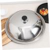 Stainless Steel Universal Lid for Pots and Pans, skillet lid Round Pot Lid with Knob Frying Pan Lid Cookware Cover Lids for Home Kitchen frying pan lid 36cm utensil lid cover view 4