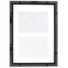 Malden International Designs 10x14 Charcoal Gray Floating Glass Wall Frame Displays Up To 2 5x7 Photos view 4