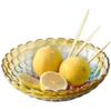 KDLK Fruit Bowl for Kitchen Counter Fruit Basket Vegetable Basket Glass Fruit Plate European Fruit Bowl Fruit Basket Fruit Salad Plate Glass Fruit Plate Dried Fruit Dessert Plate view 1