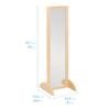 ECR4Kids Single-Sided Bi-Directional Mirror, Kids Furniture, Natural view 2