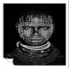 Panther Print Fine Art Prints Black & White Woman in Dotted Face Paint Portrait Artistic Unframed Poster, Pictures for Home Walls, Bedroom, Living Room & Bathroom Decor 76x51cm (30x20in) view 1