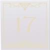 Scottish Thistle Wedding Table Numbers (Select Color/Quantity), White, Ivory, 1-110, Double Sided, Tent or Use in a Stand, Great for Parties & Restaurants - Made in the USA view 4