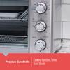 BLACK+DECKER Crisp 'N Bake Air Fryer Countertop Convection Toaster Oven, Large Capacity, 6-Slice, 5-in-1, Fits 12 Pizza, 60-Min Timer, Bake, Broil, Air Fry, Toast, Keep Warm, Stainless Steel view 3