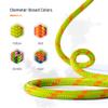 Pelican Rope Arborist Rope 11.8mm x 120Ft, USA Made High-Strength 24-Strands Static Climbing Rope - 7,000 lb Strength for Tree Climbing, Pulling, Outdoors & Swing - Viper, Plain End view 2