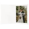 Golden State Art, Pack of 150, 5x7 Photo Folders, Cardboard Picture Frame, Paper Frame Cards, Greetings/Invitation Special Events: Graduation, Christmas, Wedding (White) view 1