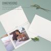 Golden State Art, Pack of 10, 5x7 Photo Folders, Cardboard Picture Frame, Paper Frame Cards, Greetings/Invitation Special Events: Graduation, Christmas, Wedding (White) view 2