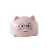 1 Piece Plastic Cartoon Cat Soap Dishes With Lid Soap Dish Holder Box Cute Bathroom Storage Cleaning Bathroom Supplies Color Random view 1