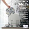 Dishwasher Salt, Natural Water Softener Salt, Food Grade Coarse Sea Salt Compatible with Miele, Thermador, Whirlpool, & Bosch Dishwasher, 10 lb view 3