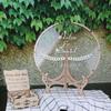 HZGUEOSTB Wedding Guest Book Alternative with Box and Small Hearts,Personalized Round Drop Guest Sign for Rustic Wedding Decorations,Anniversary and Birthday(style7, Circular) view 2