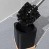 TOMYEUS Toilet Brush Toilet Brush Holder Bathroom Toilet Cleaning Brush with Base Household Long Handle Toilet Bowl Brush 360 No Dead Angle Toilet Brushs Deep Cleaning Brush view 3