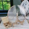 HZGUEOSTB Wedding Guest Book Alternative with Box and Small Hearts,Personalized Tree Round Drop Guest Sign for Rustic Wedding Decorations,Anniversary(style8, Circular) view 4