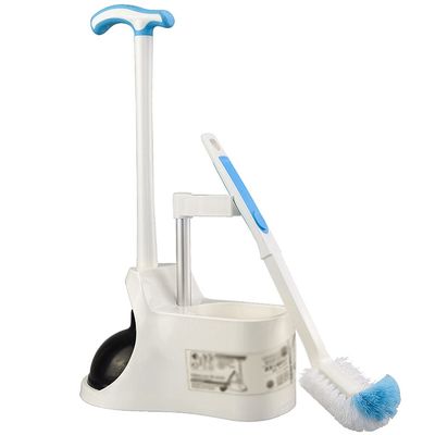 TOMYEUS Toilet Brush Toilet Brush Holder Creative Two-in-one Toilet Cleaning Brush Toilets Dredge Cleaning Suction Bathroom Long Handle Toilet Bowl Brush Set Deep Cleaning Brush