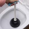 TOMYEUS Toilet Brush Toilet Brush Holder Creative Two-in-one Toilet Cleaning Brush Toilets Dredge Cleaning Suction Bathroom Long Handle Toilet Bowl Brush Set Deep Cleaning Brush view 4