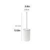 TOMYEUS Toilet Brush Toilet Brush Holder Household Wall-Mounted Toilet Bowl Brush Bathroom Long Handle Cleaning Brush 360 No Dead end Toilet Brushs Set Deep Cleaning Brush view 2