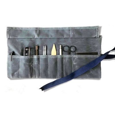 Ledger Tool Roll No. 108: The Original - Waxed Canvas Tool Wrap British Antique/Use initials/name