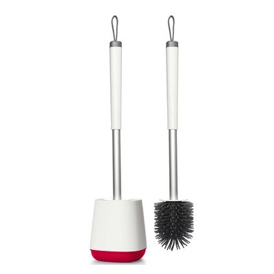 TOMYEUS Toilet Brush Toilet Brush Holder Household Toilet Cleaning Brush Bathroom Long Handle Soft Bristled Toilet Bowl Brush 360 No Dead Angle Cleaning Brushs Set Deep Cleaning Brush